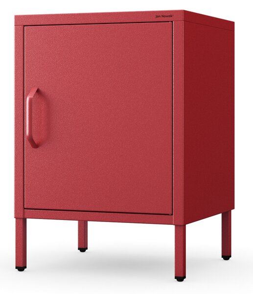 Noční stolek MIA, 424 x 595 x 400 mm, Modern: červená barva