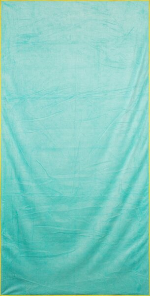 RYCHLESCHNOUCÍ PLÁŽOVÁ OSUŠKA Z MIKROVLÁKNA IGA 80X160 CM SVĚTLETYRKYSOVÁ