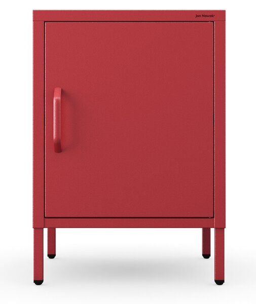 Noční stolek MIA, 424 x 595 x 400 mm, Modern: červená barva
