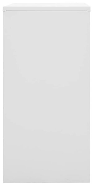 Uzamykatelná skříň světle šedá a modrá 90 x 45 x 92,5 cm ocel 336437