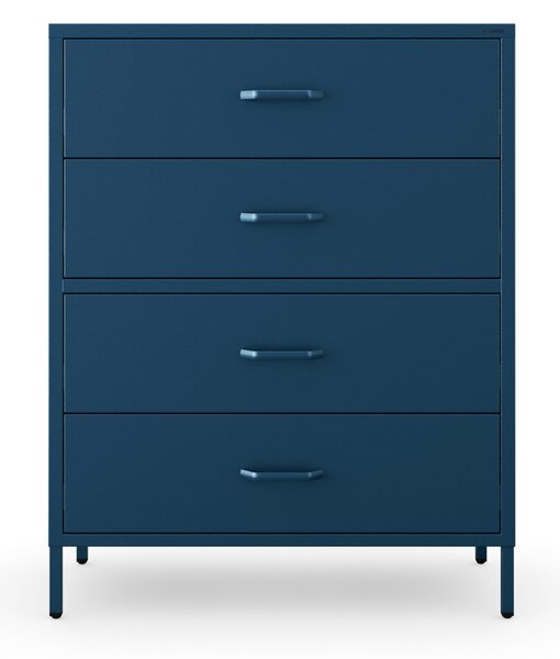 Komoda CARLA, 800 x 1015 x 400 mm, Modern: tmavě modrá barva