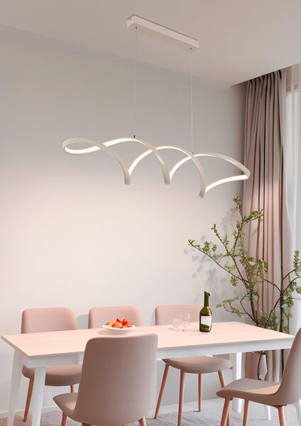 ZÁVĚSNÉ LED SVÍTIDLO, 100/22/120 cm Novel - Závěsná LED svítidla