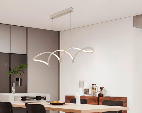 ZÁVĚSNÉ LED SVÍTIDLO, 100/22/120 cm Novel - Závěsná LED svítidla