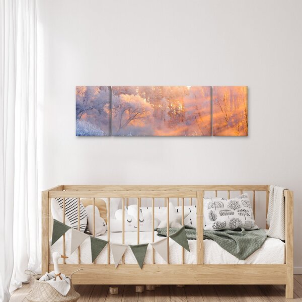 Obraz - Mrazivé svítání (170x50 cm)