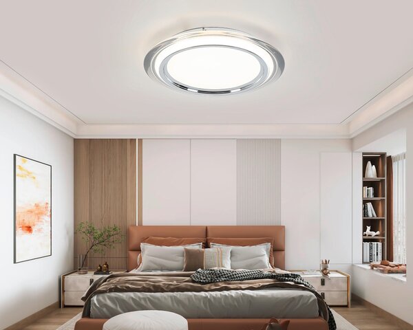 STROPNÍ LED SVÍTIDLO, 45/6 cm Novel - Stropní svítidla