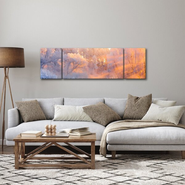 Obraz - Mrazivé svítání (170x50 cm)