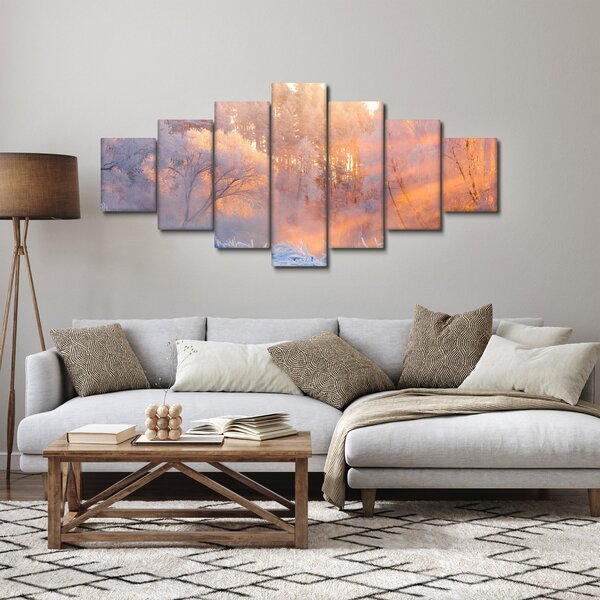 Obraz - Mrazivé svítání (210x100 cm)