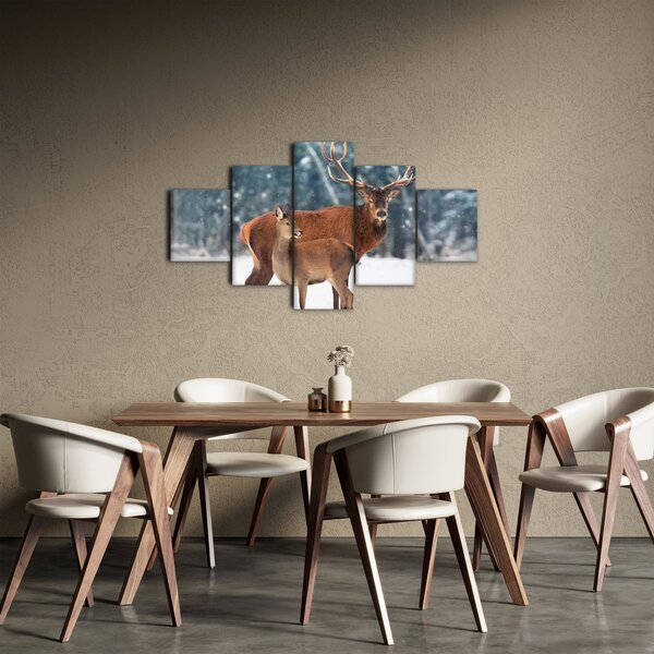 Obraz Jelena s laní (125x70 cm)