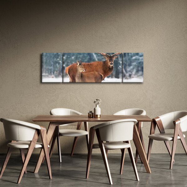 Obraz Jelena s laní (170x50 cm)
