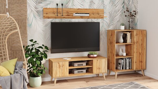 TV stolek FOCUS 135 cm – dub Craft