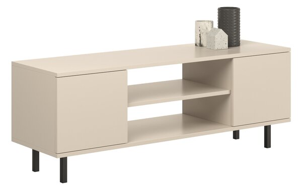 TV stolek FOCUS 135 cm – kašmír, černé nožky