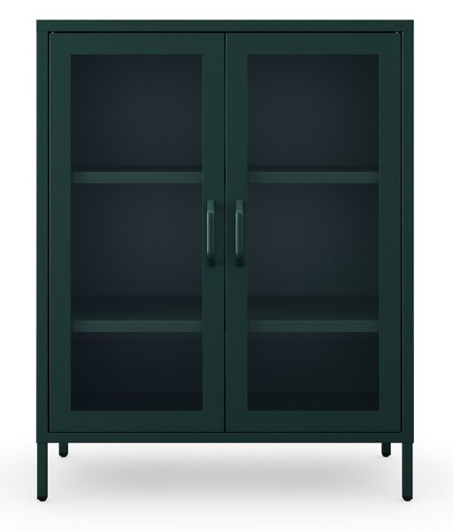 Vitrína GINA, 800 x 1015 x 400 mm, Modern: zelená láhev barva