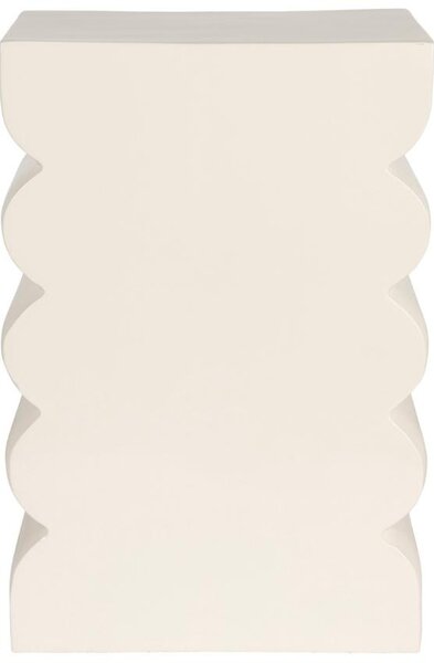 Béžová kovová stolička ZUIVER CURVES 45 cm
