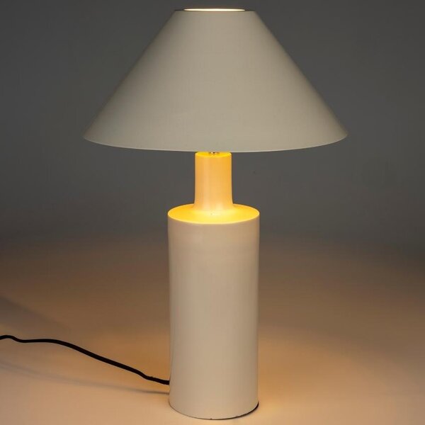 Béžová kovová stolní lampa ZUIVER WONDERS