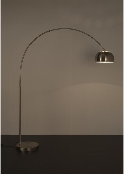 Stojací lampa White Label Metal Bow