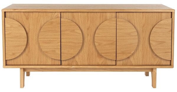 Dubová komoda ZUIVER GROOVE 120 x 40 cm