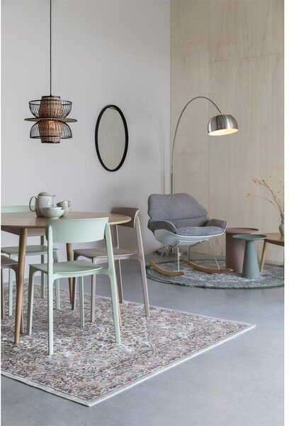 Stojací lampa White Label Metal Bow