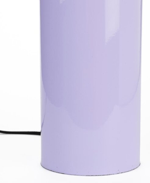 Fialová kovová stolní lampa ZUIVER WONDERS