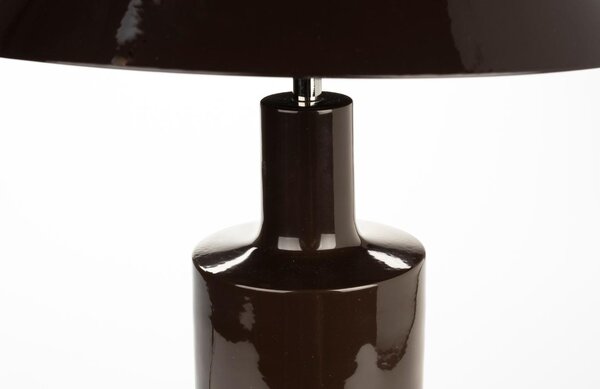 Hnědá kovová stolní lampa ZUIVER WONDERS