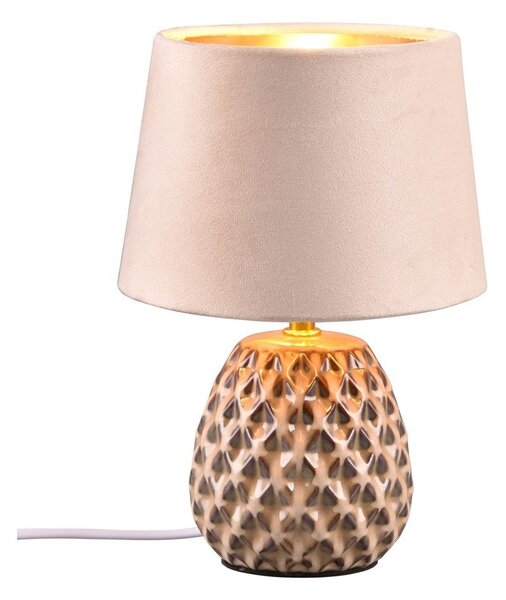 Béžová stolní lampa (výška 27 cm) Ariana – Reality