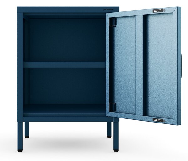 Noční stolek MIA, 424 x 595 x 400 mm, Modern: tmavě modrá barva