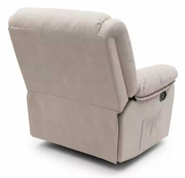 LuxuryForm DESIGN Televizní křeslo VELORA s polohováním - šedé