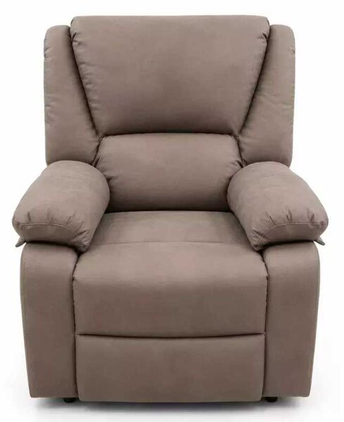 LuxuryForm DESIGN Televizní křeslo VELORA s polohováním - Taupe