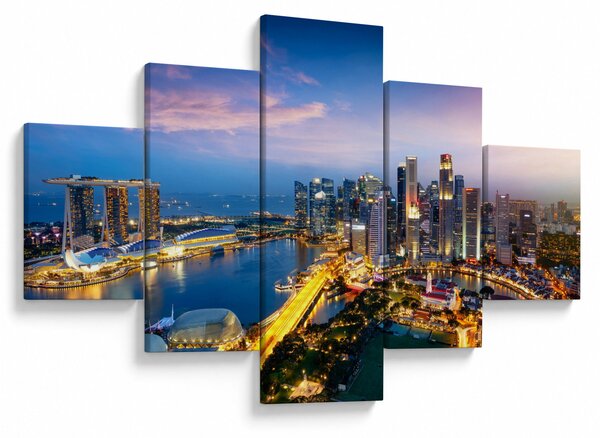 Obraz - Singapur, Asie (125x70 cm)