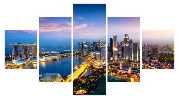 Obraz - Singapur, Asie (125x70 cm)