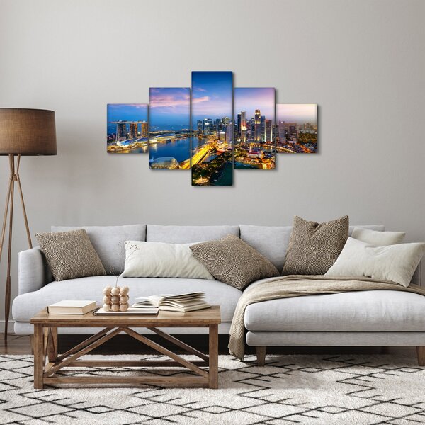 Obraz - Singapur, Asie (125x70 cm)