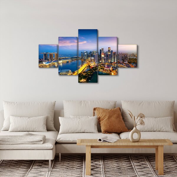 Obraz - Singapur, Asie (125x70 cm)