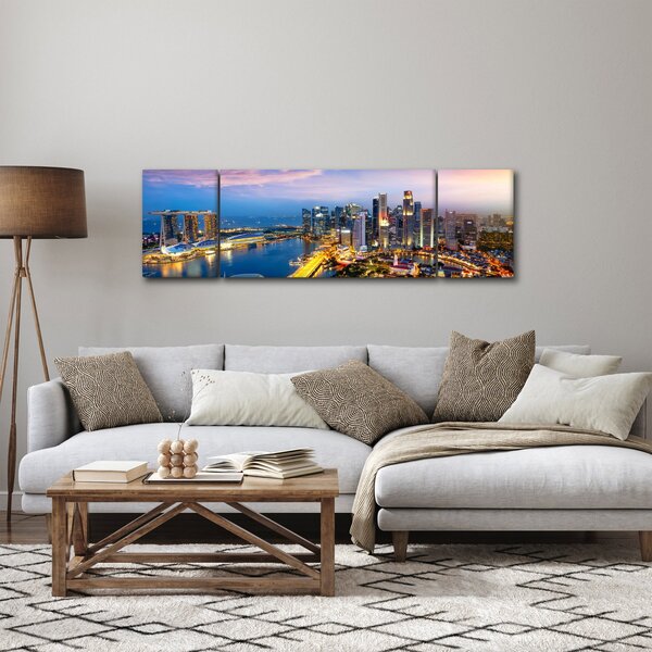 Obraz - Singapur, Asie (170x50 cm)