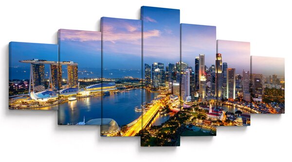 Obraz - Singapur, Asie (210x100 cm)