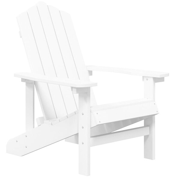Zahradní křesla Adirondack 2 ks HDPE bílá 3095692