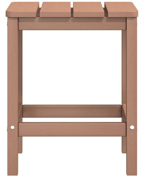 Zahradní křeslo Adirondack se stolkem HDPE hnědé 3095702