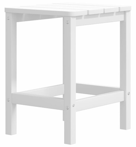 Zahradní křesla Adirondack se stolkem HDPE bílá 3095704