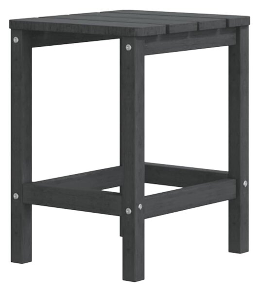 Zahradní křeslo Adirondack se stolkem HDPE antracitové 3095701