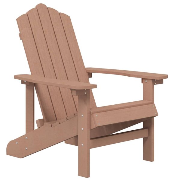 Zahradní křesla Adirondack 2 ks HDPE hnědá 3095694