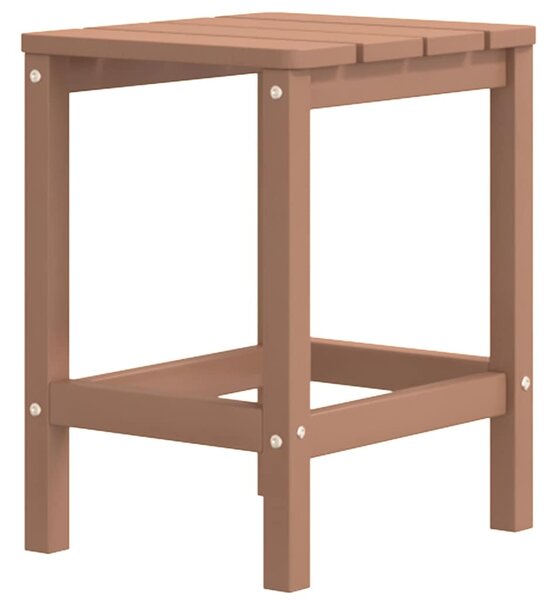 Zahradní křeslo Adirondack se stolkem HDPE hnědé 3095702