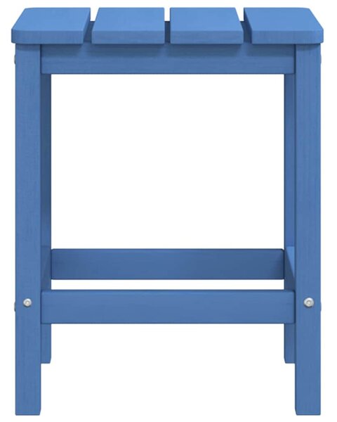 Zahradní křesla Adirondack + podnožka/stolek HDPE akvamarínová 3095715