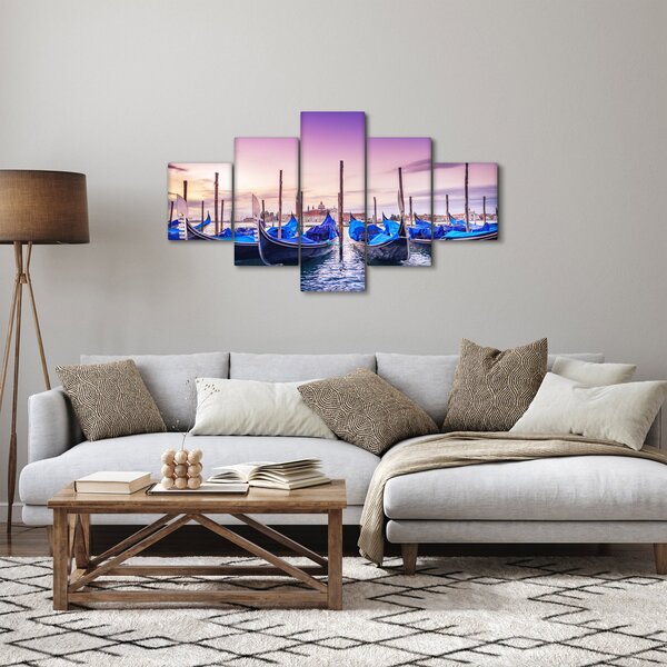 Obraz - Úsvit v Benátkách (125x70 cm)