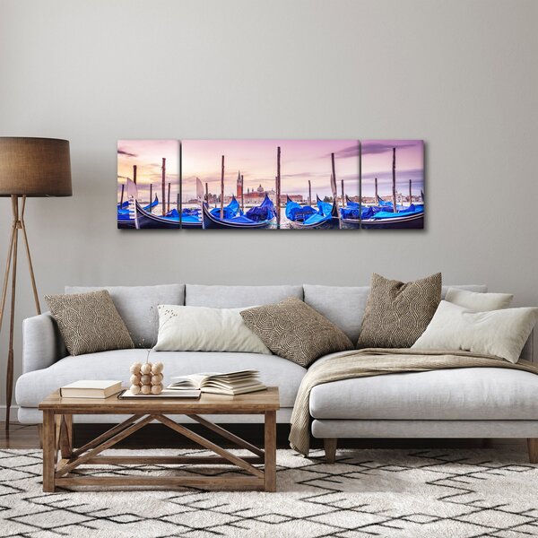 Obraz - Úsvit v Benátkách (170x50 cm)