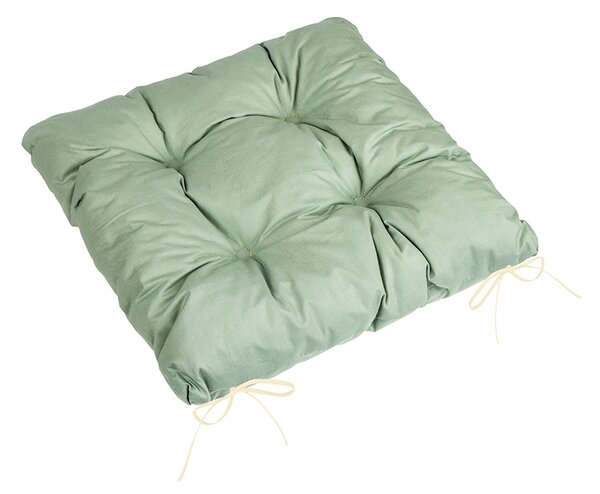 BELLATEX Sedák Adéla prošívaný Khaki 40x40 cm
