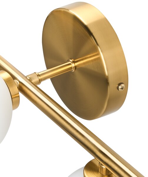 Nástěnná lampa MINOTOS Kov Zlatá