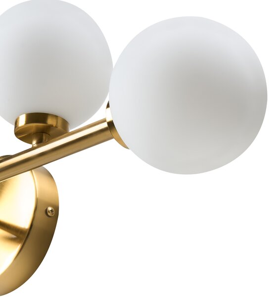 Nástěnná lampa MINOTOS Kov Zlatá