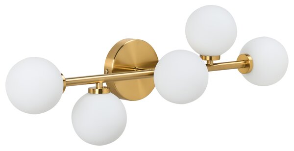 Nástěnná lampa MINOTOS Kov Zlatá