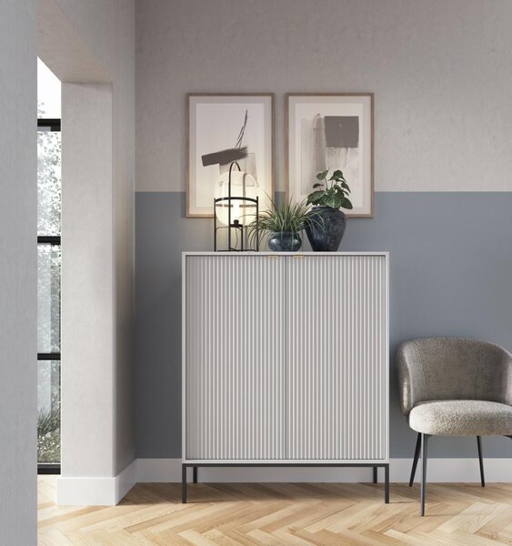 Komoda, skříňka, regál, moderní, prostorná, 104 cm, vhodná do obývacího pokoje nebo ložnice
