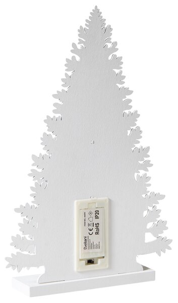 Vánoční dekorace LED EMMESAN 33 cm Vánoční stromek Bílá