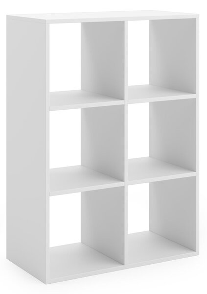 Knihovna LONI 2 × 3 – bílá