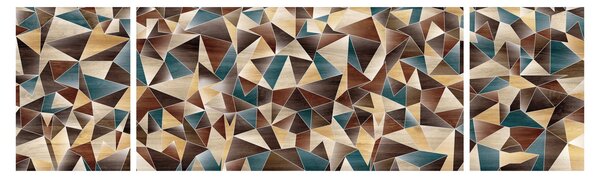 Obraz z trojúhelníků (170x50 cm)